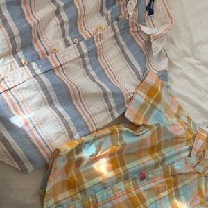 Univibe Kids Button Down Shirts - Blue, Orange, White